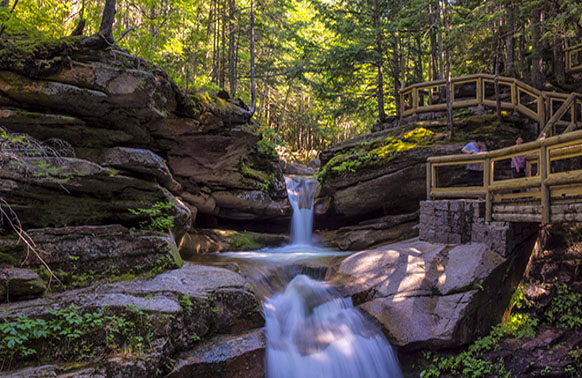 Scenic New Hampshire-White Mountains-Waterfalls